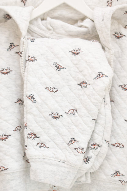 Carter's Quilted Dino 2 Piece Sweat Set / 6 months