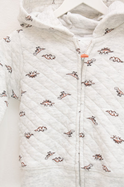 Carter's Quilted Dino 2 Piece Sweat Set / 6 months