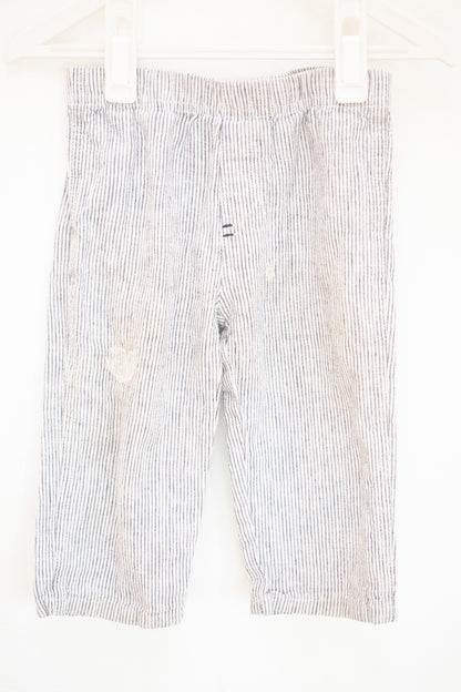 F.A.O Pinstripe Pants / 12 months (up-cycled)