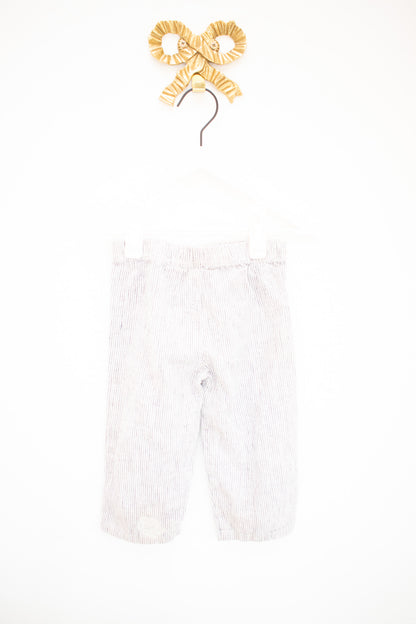 F.A.O Pinstripe Pants / 12 months (up-cycled)
