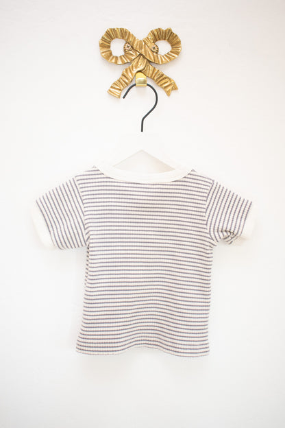 Quincy Mae Stripe Short Set / 6 months