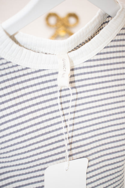 Quincy Mae Stripe Short Set / 6 months