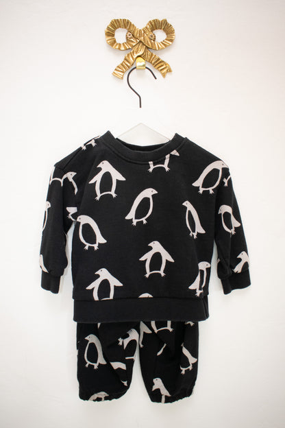 Hanna Andersson Penguin Set / 12-18 months