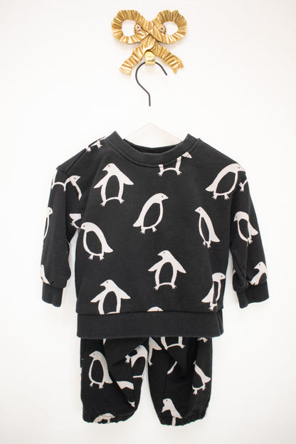 Hanna Andersson Penguin Set / 12-18 months