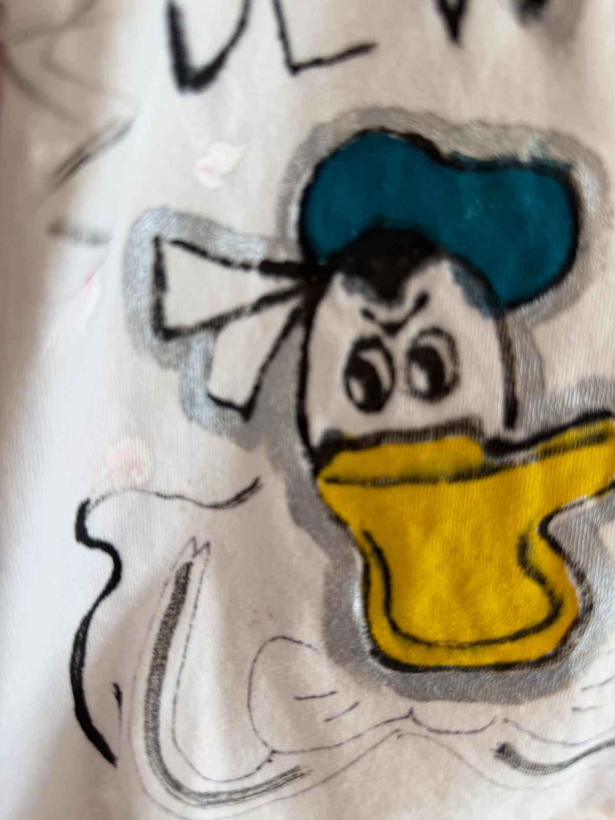 Hand-Painted Huey, Dewey & Louie OFAK T-Shirt / 2-3