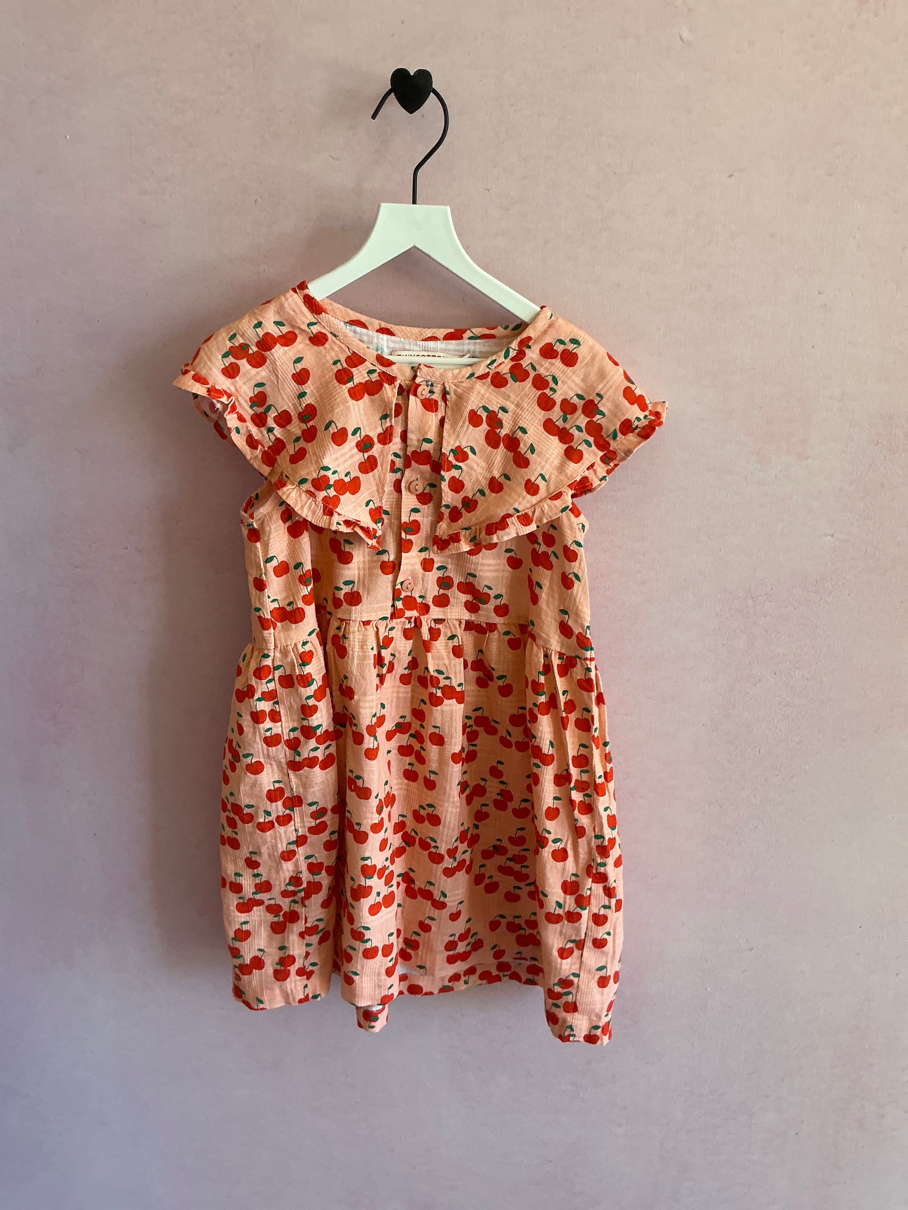 TinyCottons Pink and Red Dress / 3