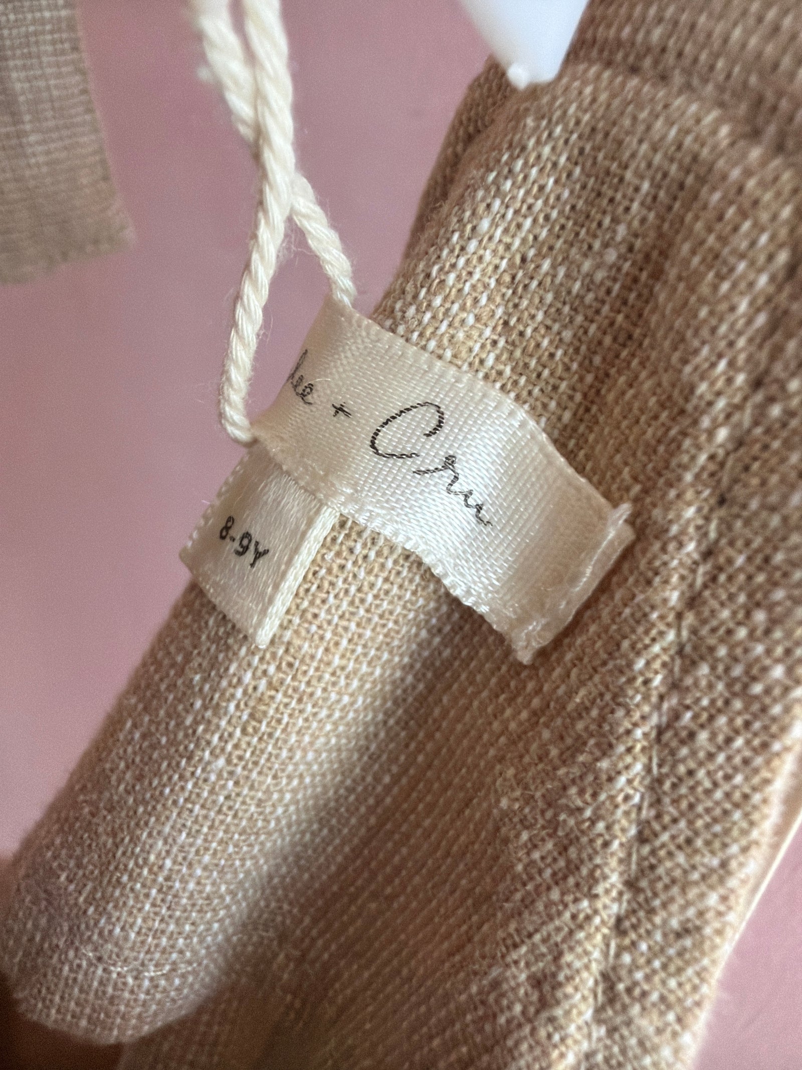 Rylee & Cru Linen Short Romper / 8-9