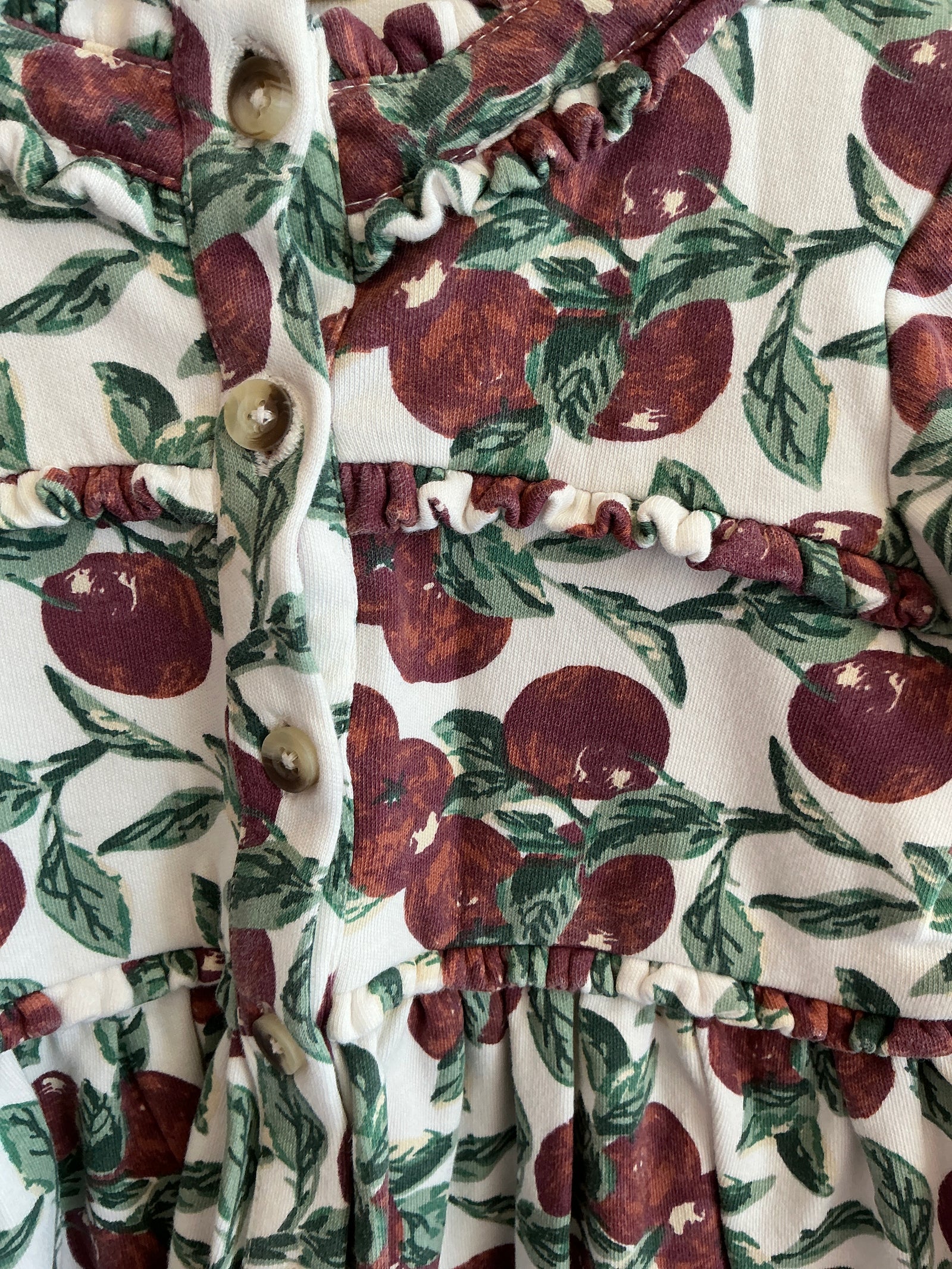Kate Quinn Pomegranate Ruffle Jacket / 3T