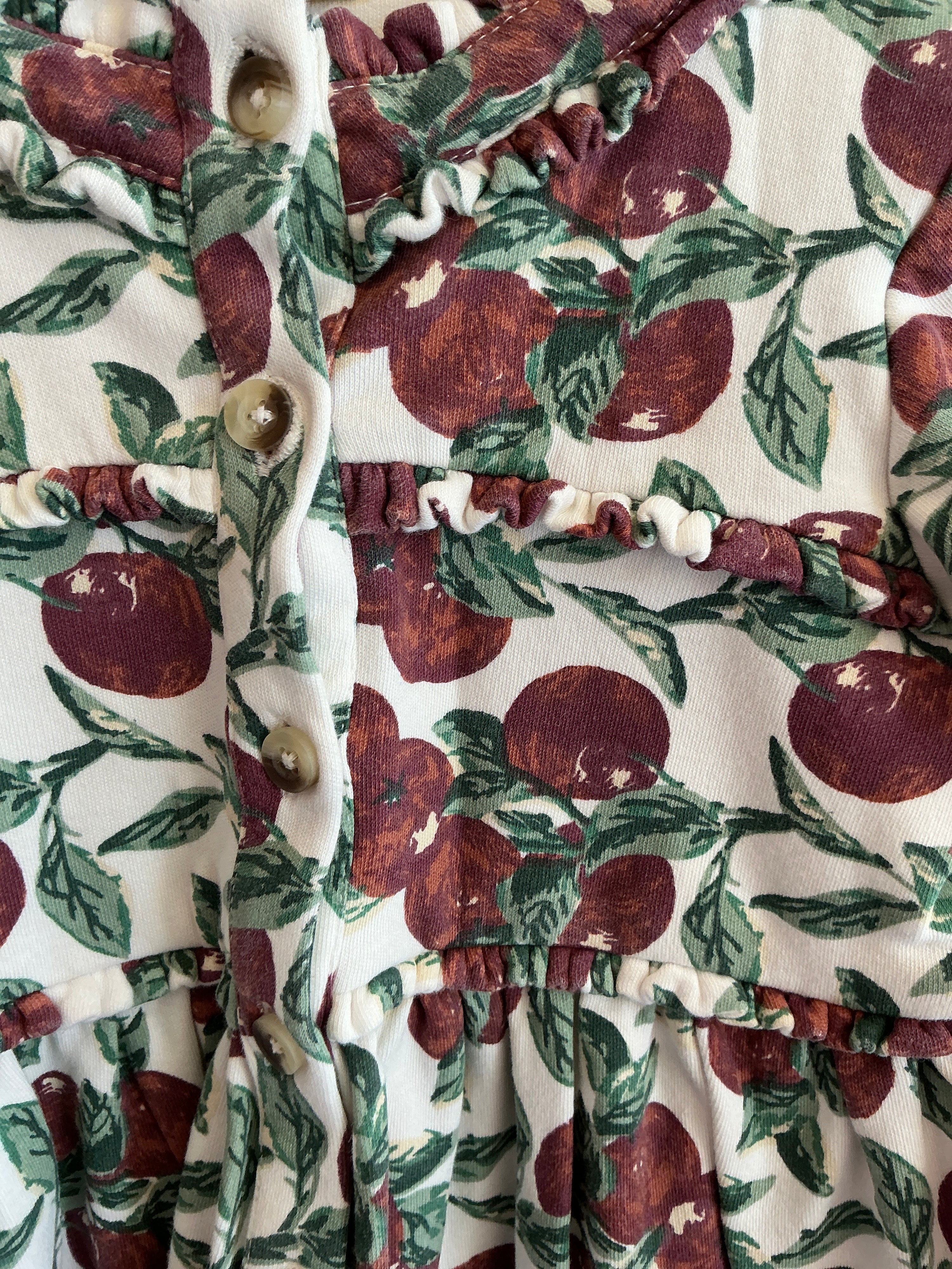 Kate Quinn Pomegranate Ruffle Jacket / 3T