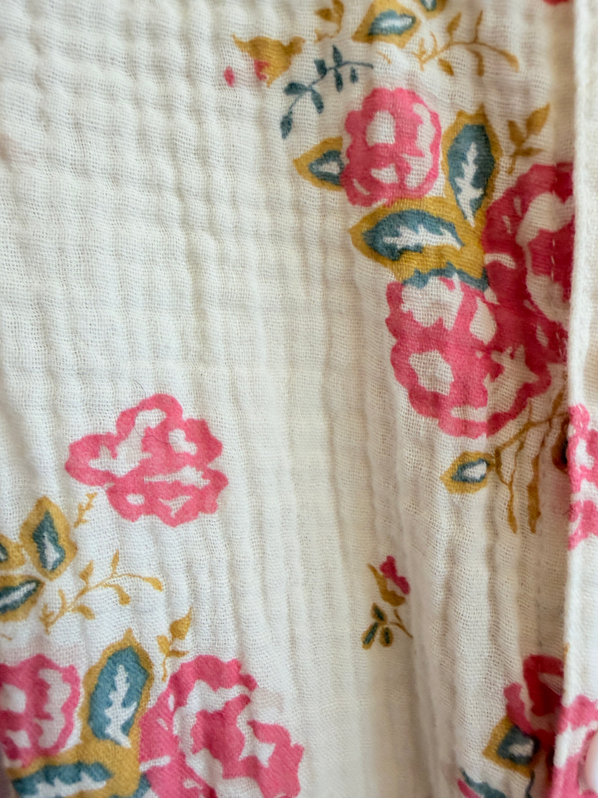 Risu Risu Muslin Floral Romper / 6-12 months