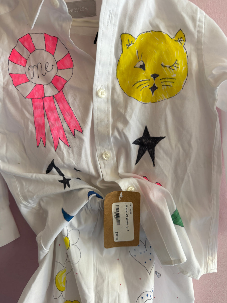 NWT Nordstrom "Me" Prize Ribbon Top / 2