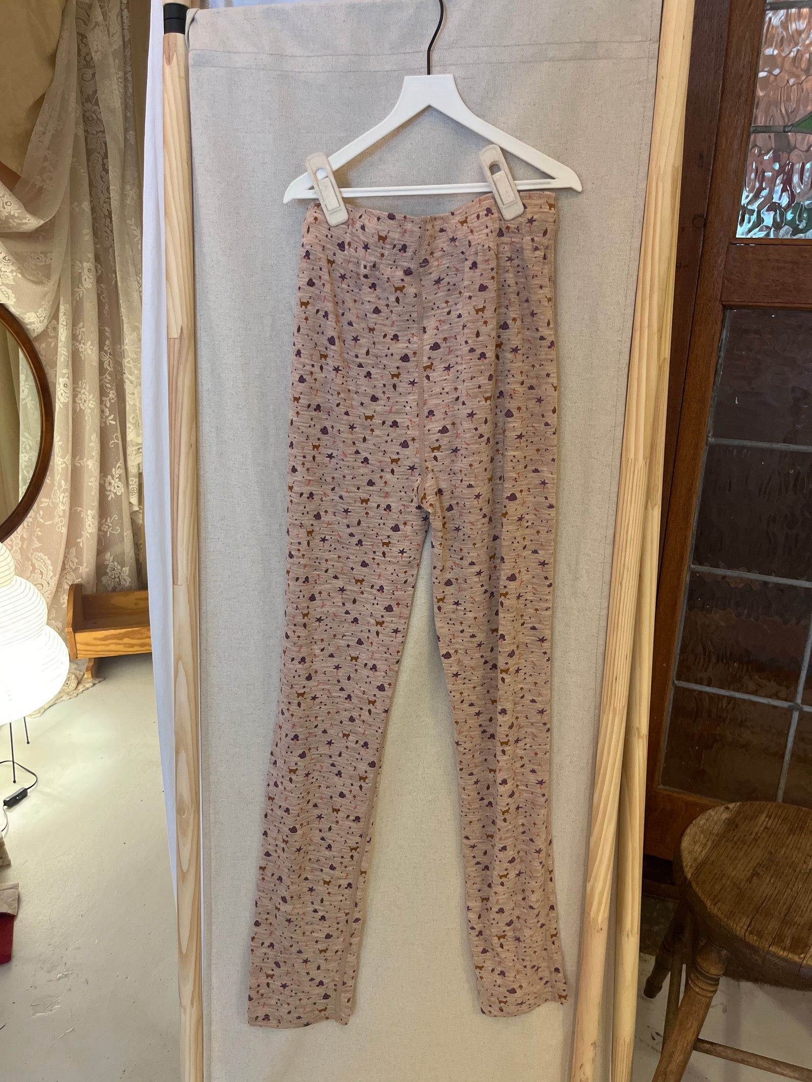 Hello, Night ! Mushroom Forest Merino Wool Pants / 6