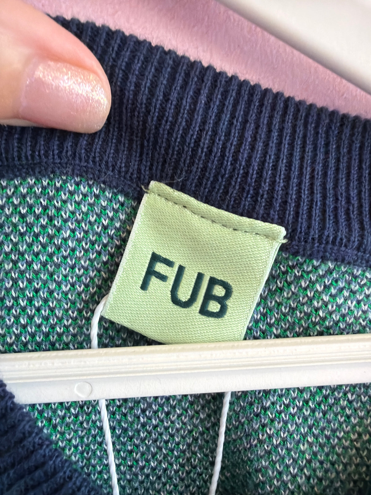 FUB Navy blue, Green, White, Gray Sweater / 5
