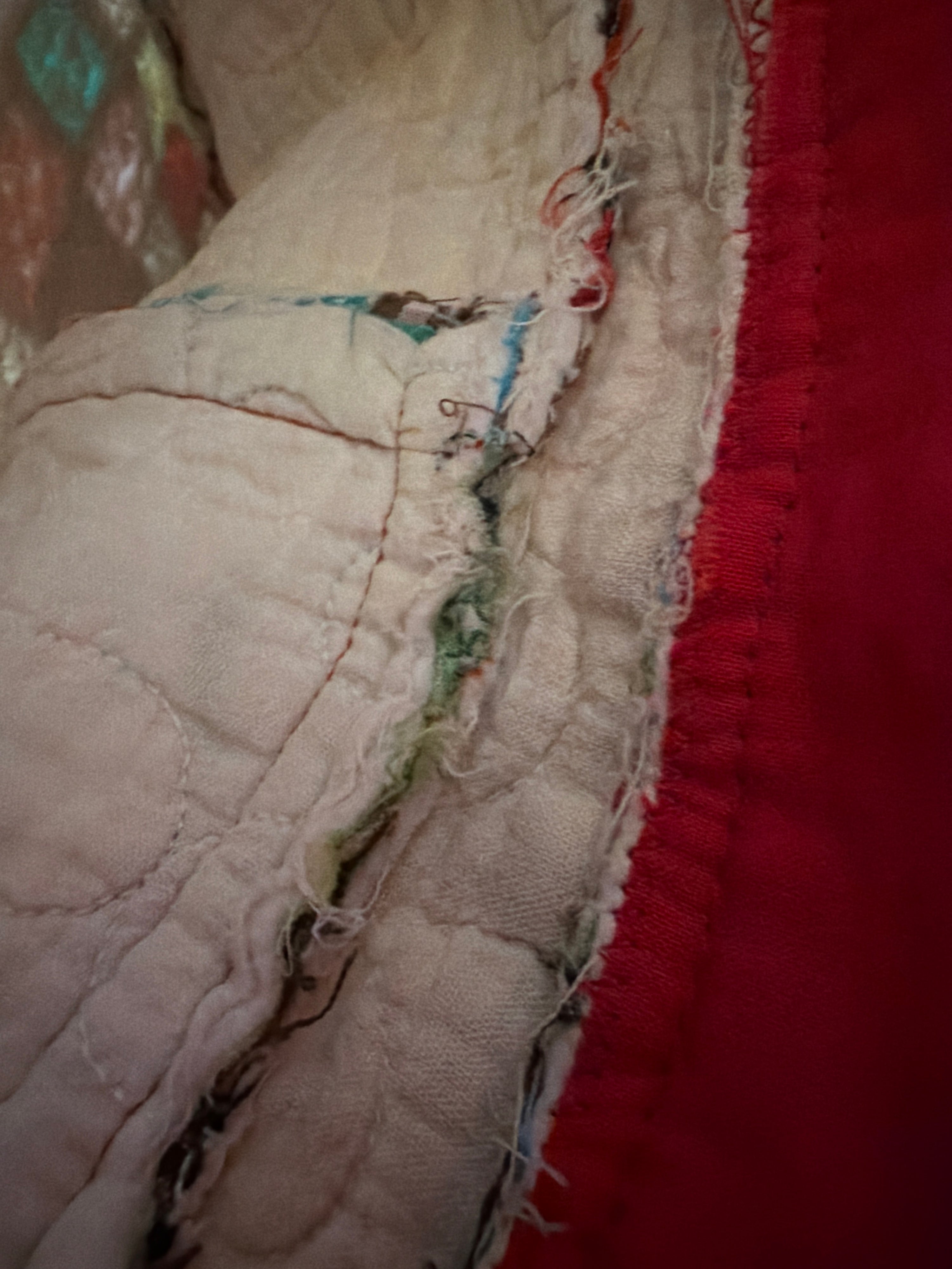 vintage Quilted Patchwork Coveralls / 5-6