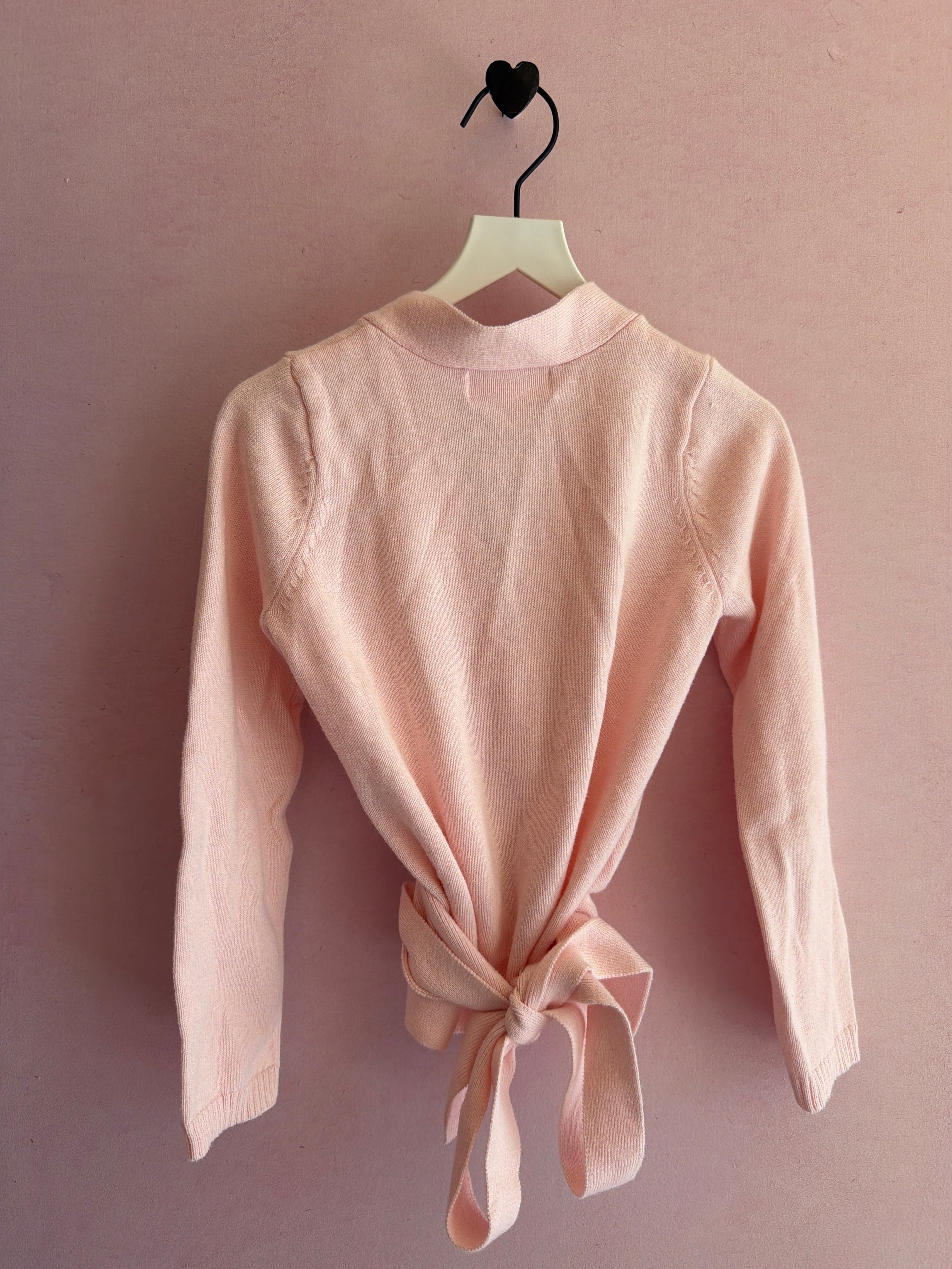 Harmonie by Capezio Pink Wrap Ballet Sweater / S