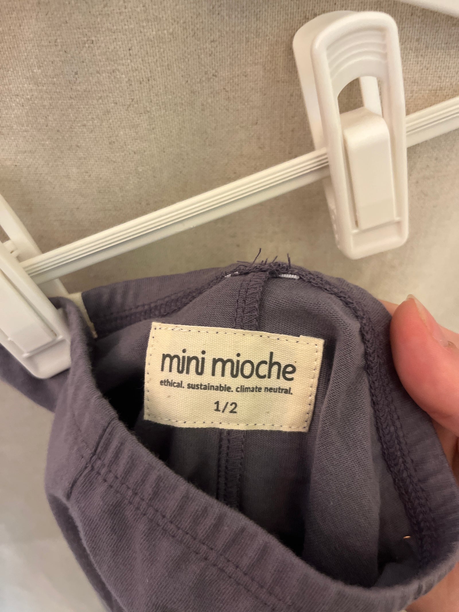 NWTs mini mioche vintage plum cloud 100% organic cotton Pants / 1-2 Years