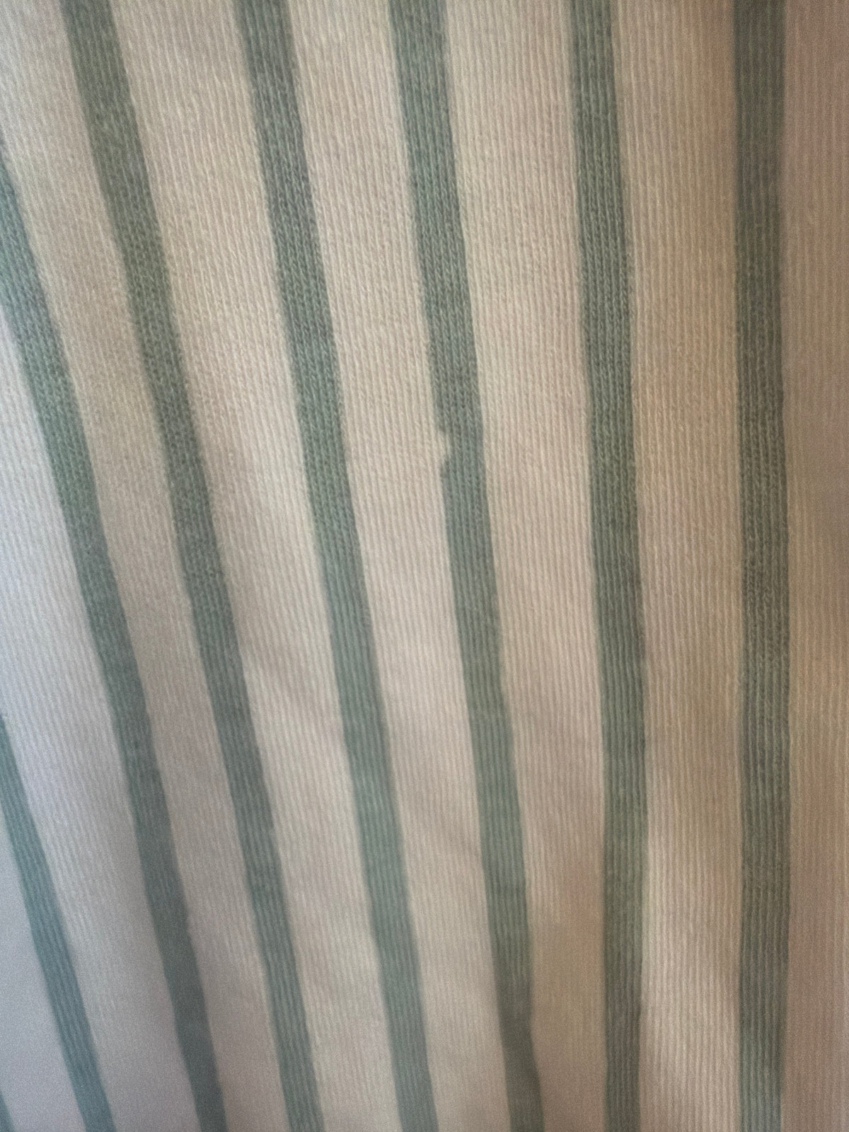 PEHR Mint Stripe Romper / 3-6 months