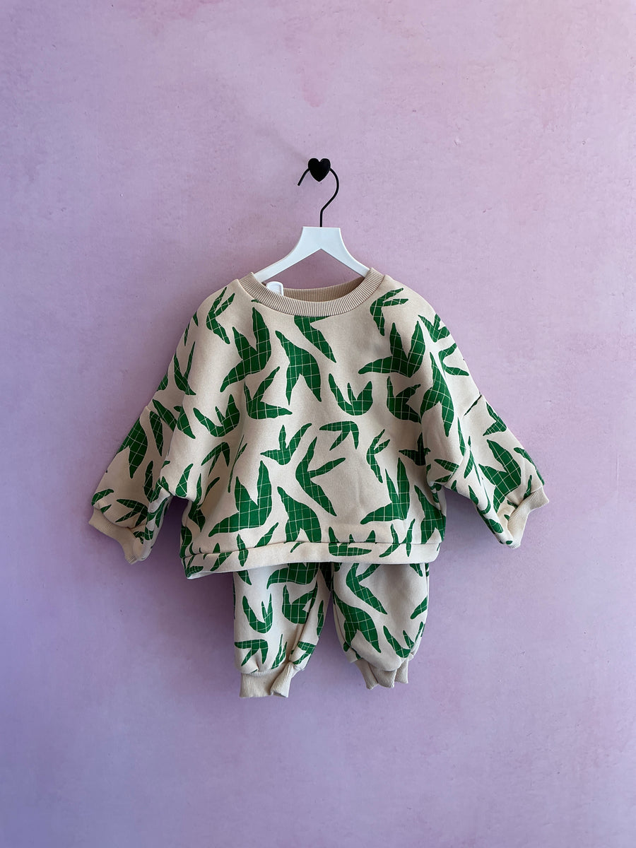 gamie x giselle et rose Bird Sweat Set / 2T