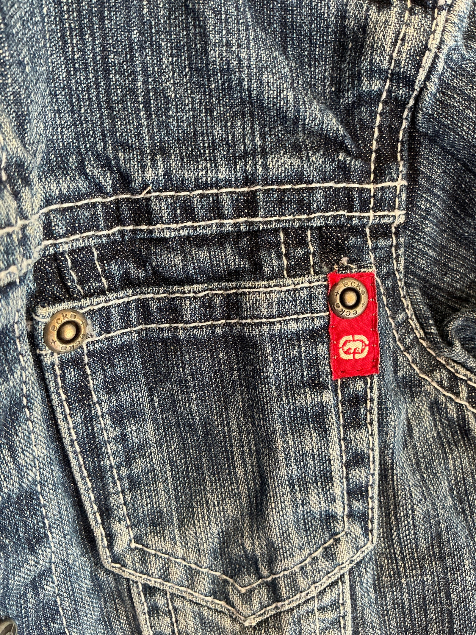 vintage Ecko Unltd Denim Blue Denim Jacket / 6 months