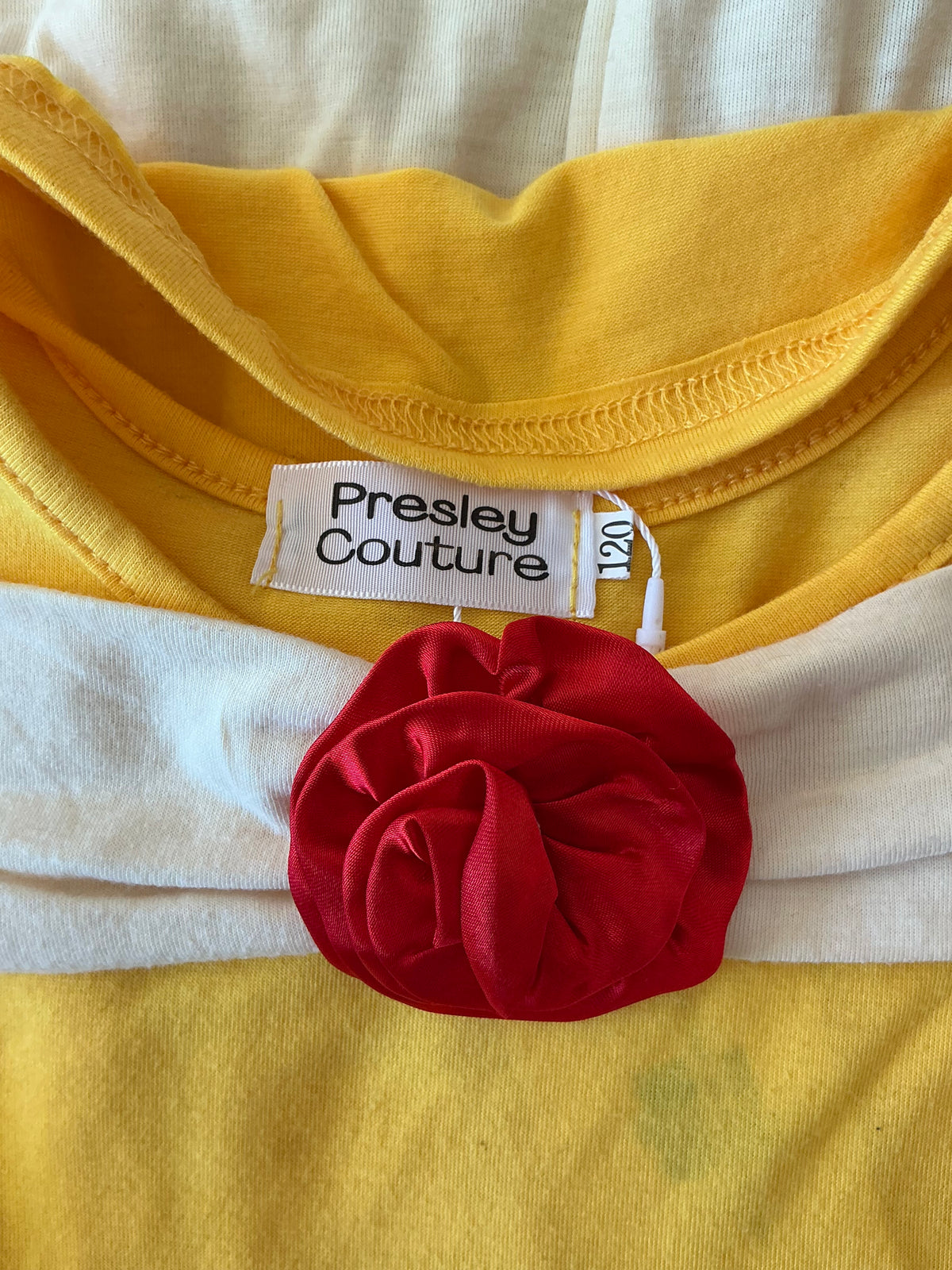 Presley Couture Yellow Belle Costume Dress
