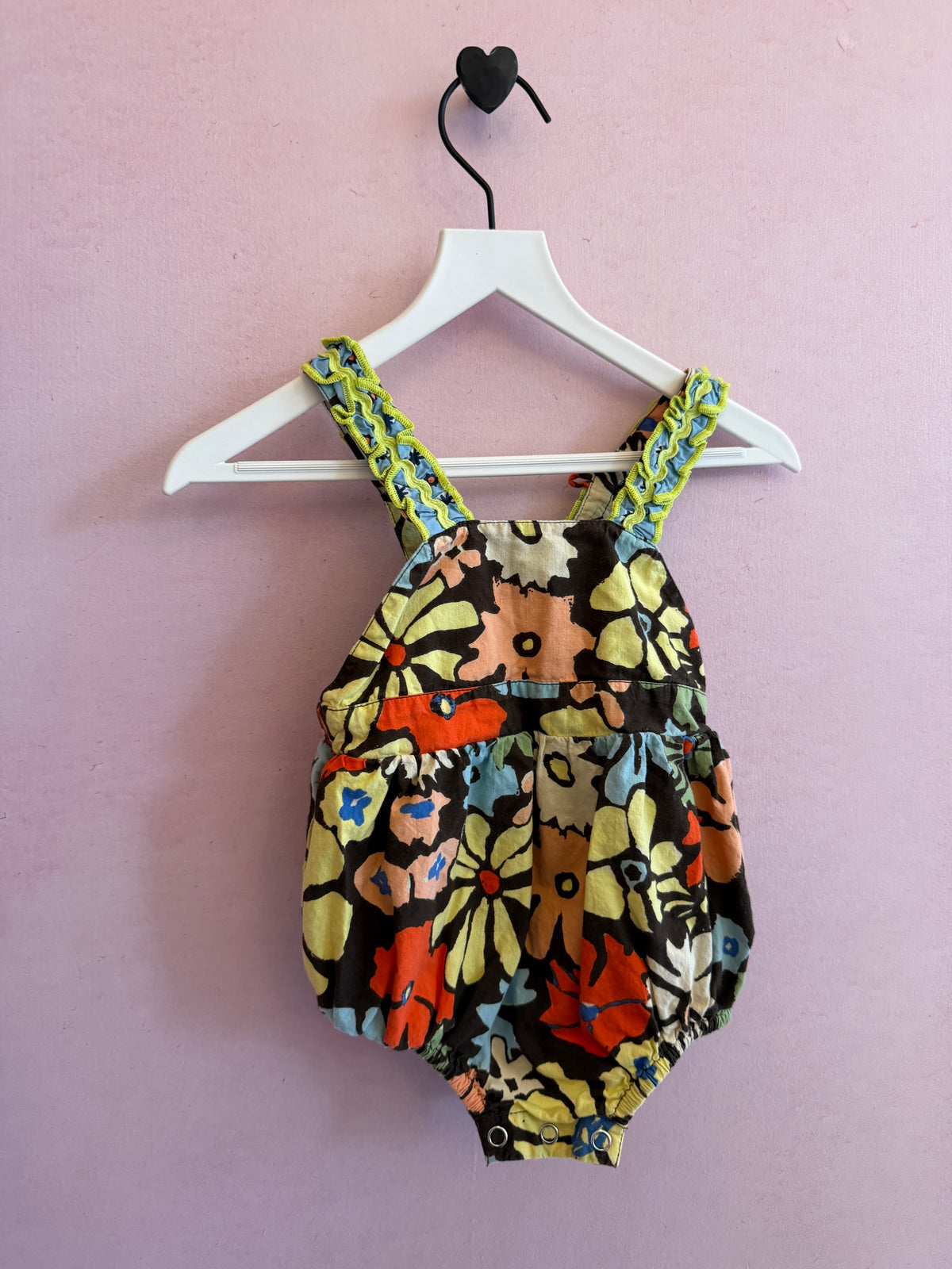 Misha + Puff Floral Bubble Romper / 0-6 months