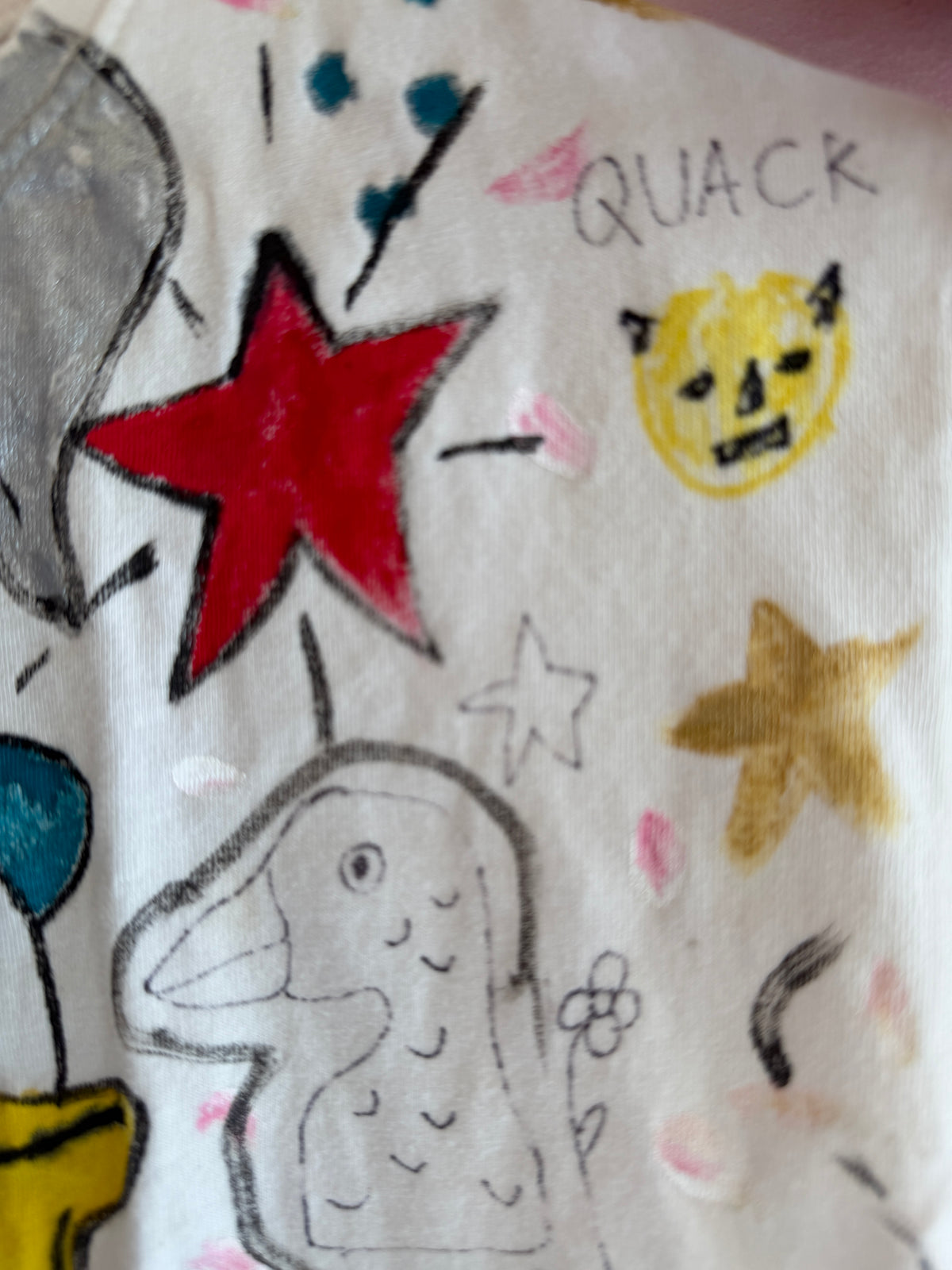 Hand-Painted Huey, Dewey & Louie OFAK T-Shirt / 2-3