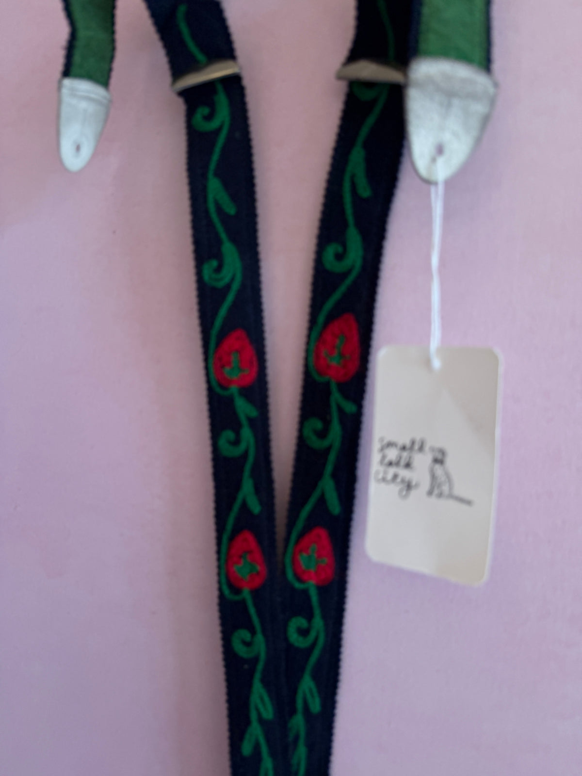 vintage handmade suspenders