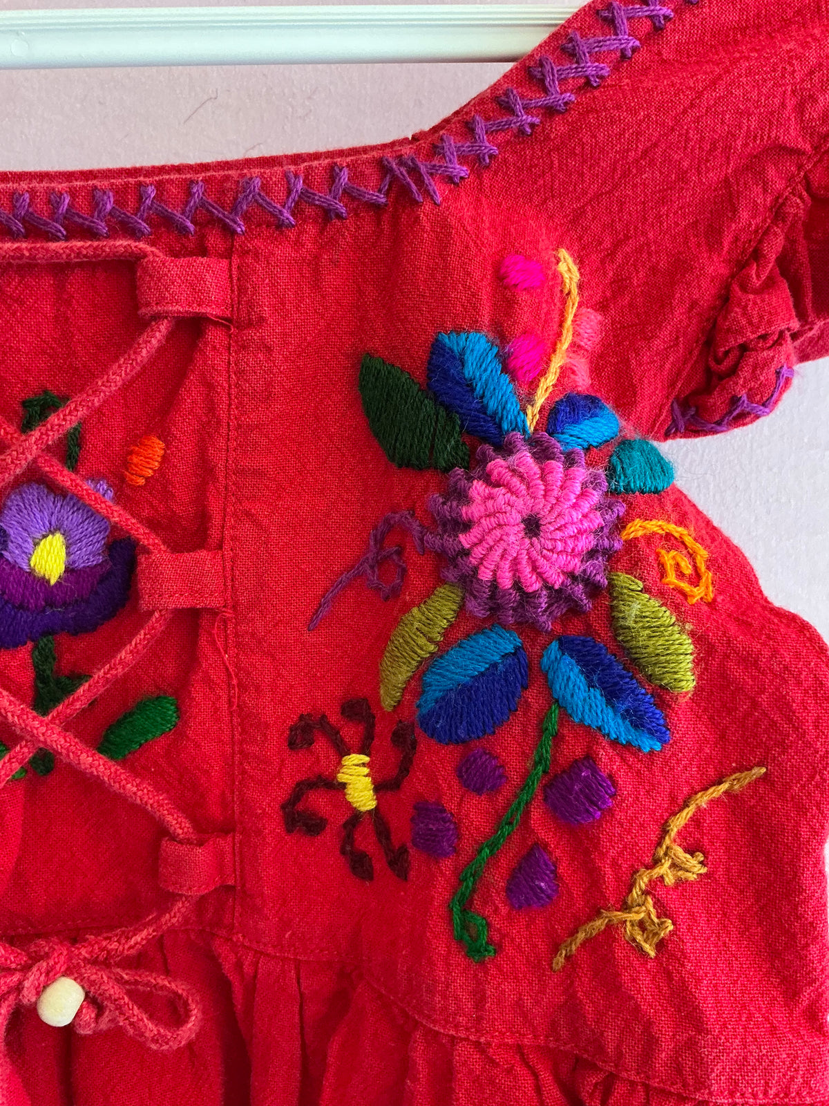 Mexico Red Heritage Dress / 6-8