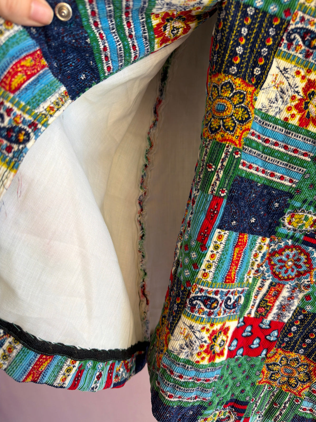 vintage homemade Quilted Snap Dress / 4