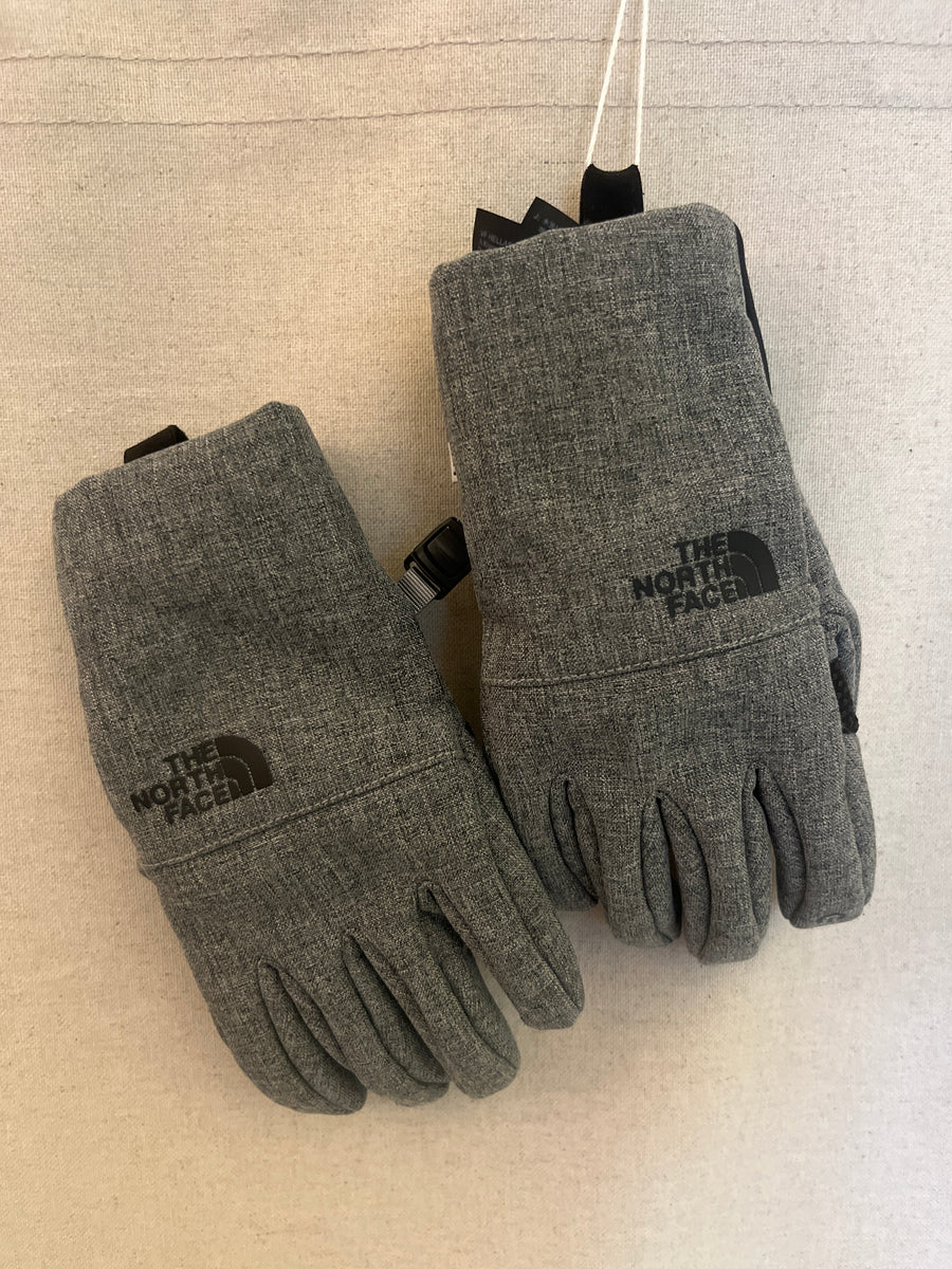 The North Face gray gloves / Youth Medium