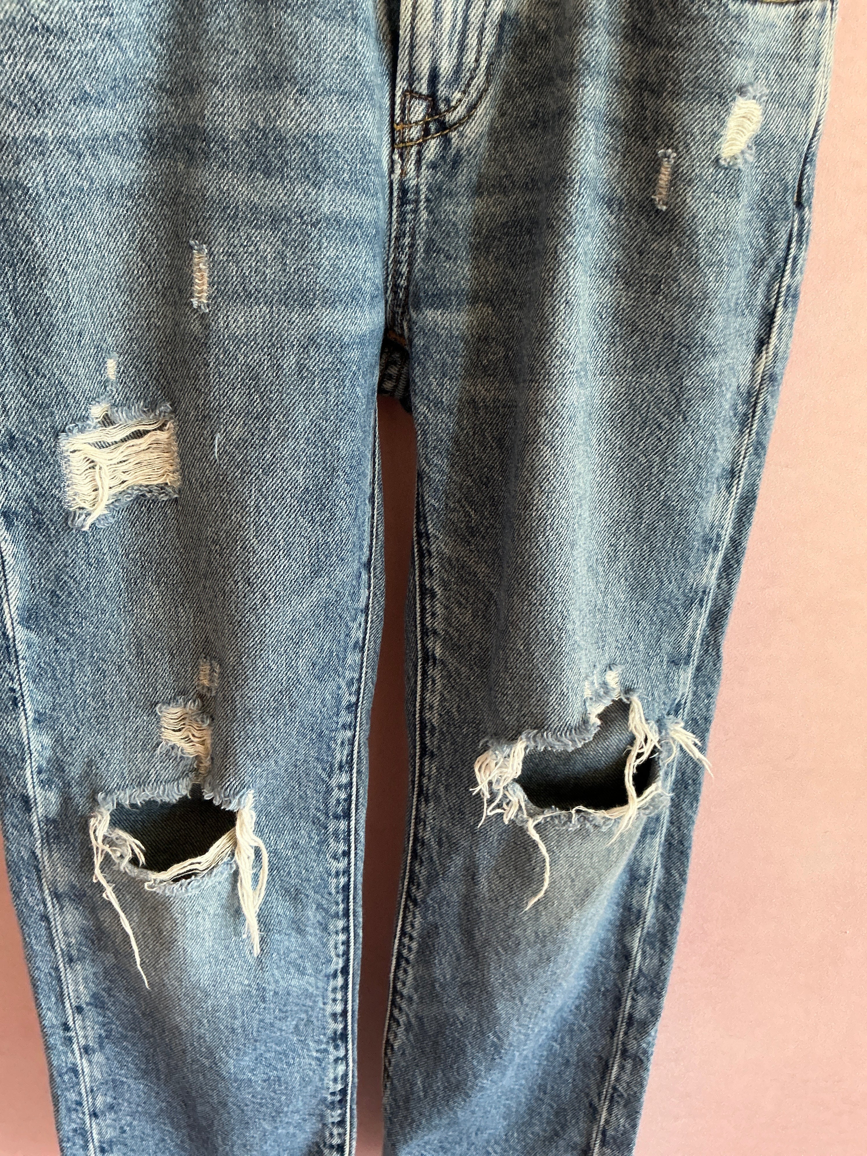 gap Ripped 90s original straight Jeans / 7