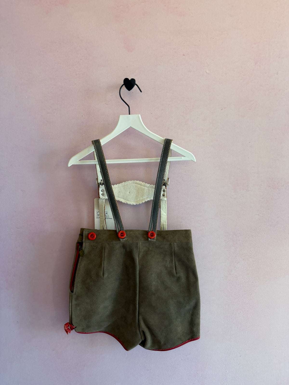 vintage Heart Lederhosen / Youth Small