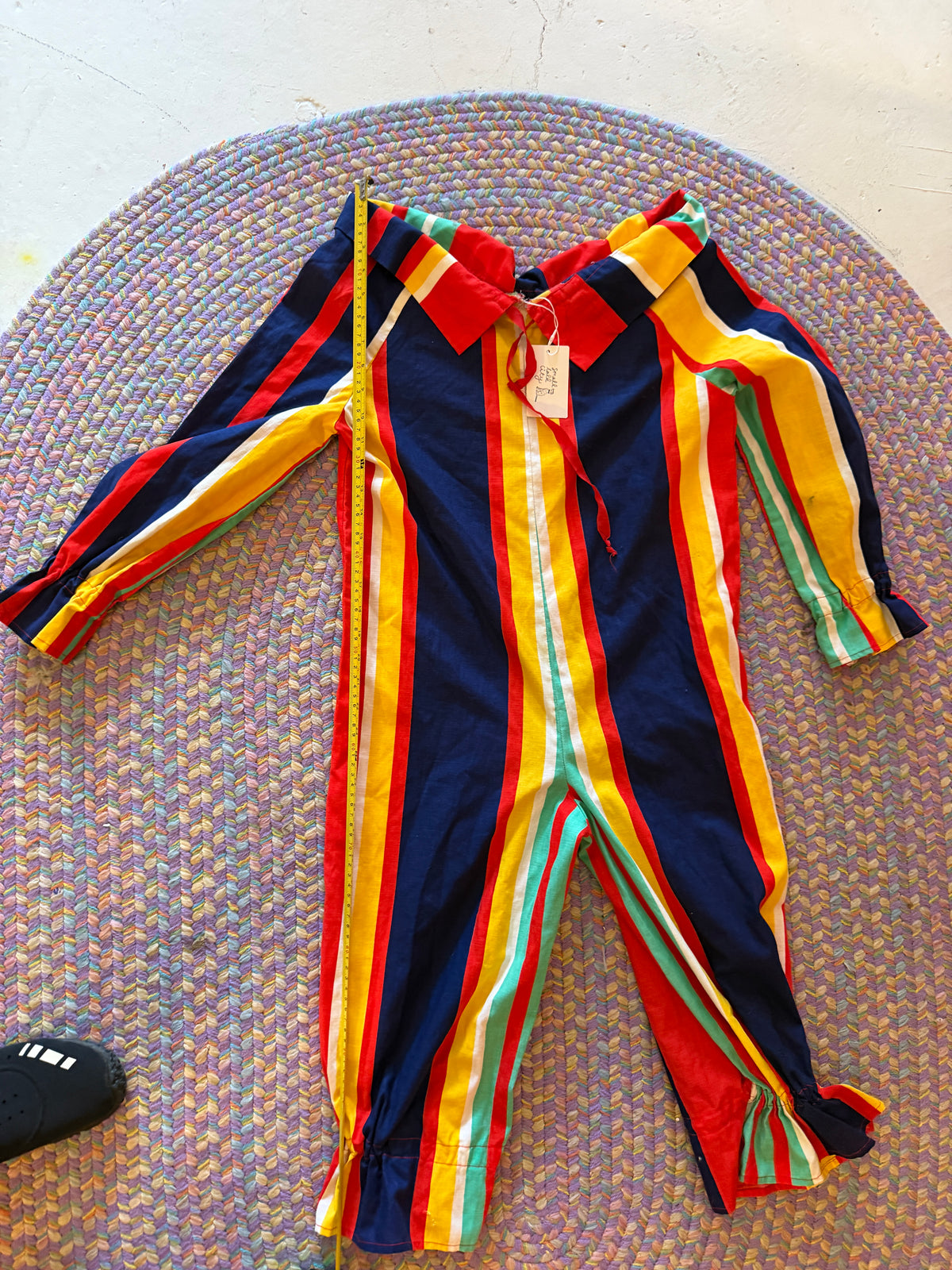 Kids Handmade Vintage Clown Costume / M