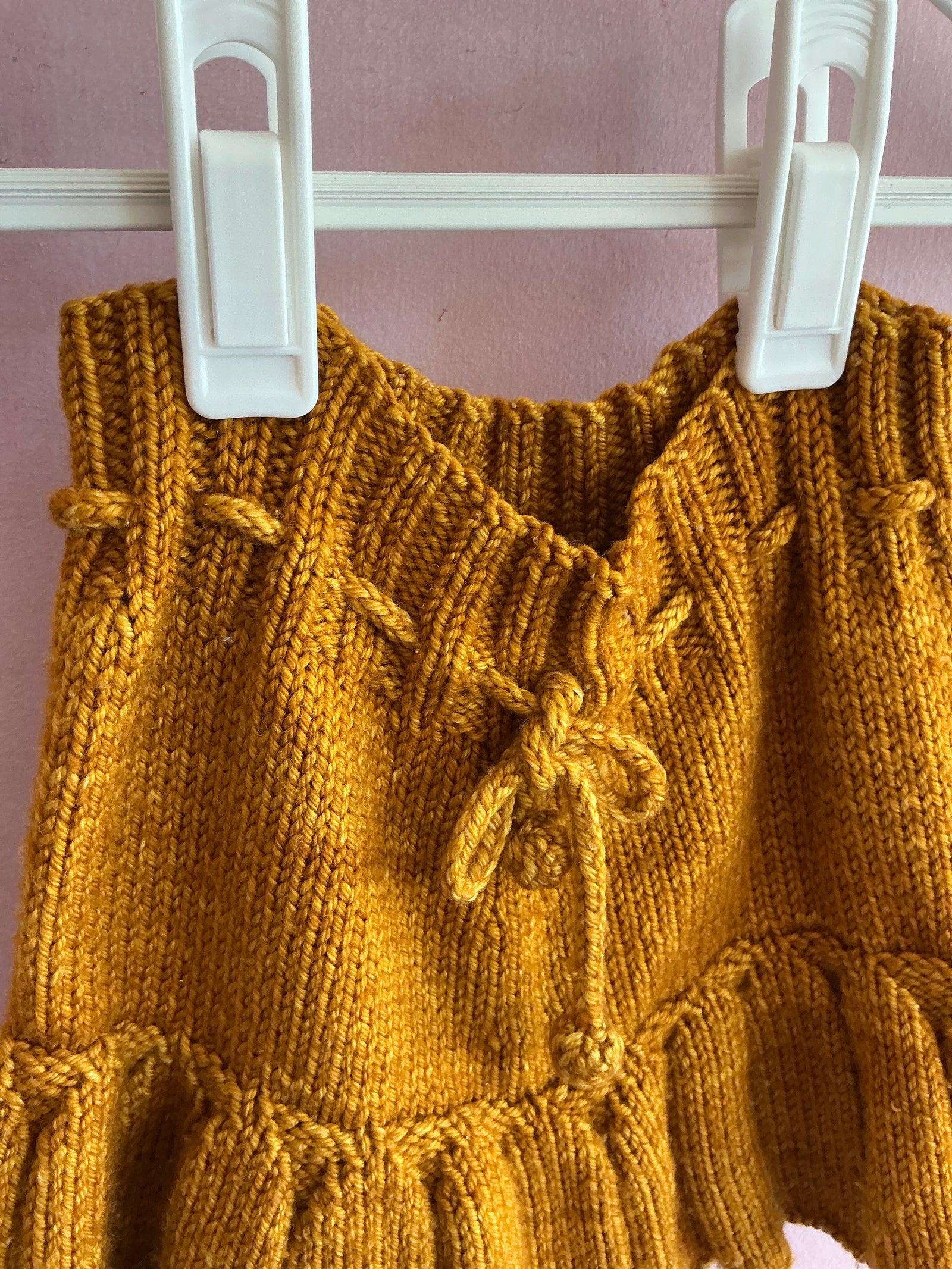 FW '21 Misha & Puff handknit Chestnut Skating Pond Skirt/ Skort / 5-6
