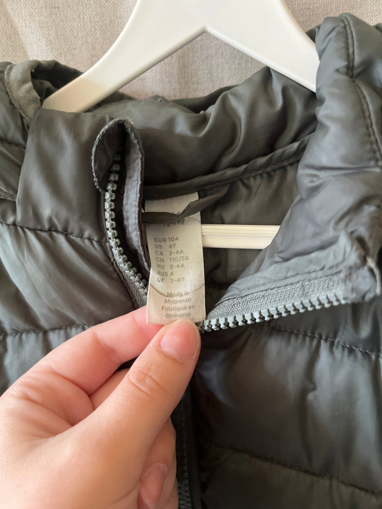 H&M Olive green Jacket / 3-4 Years