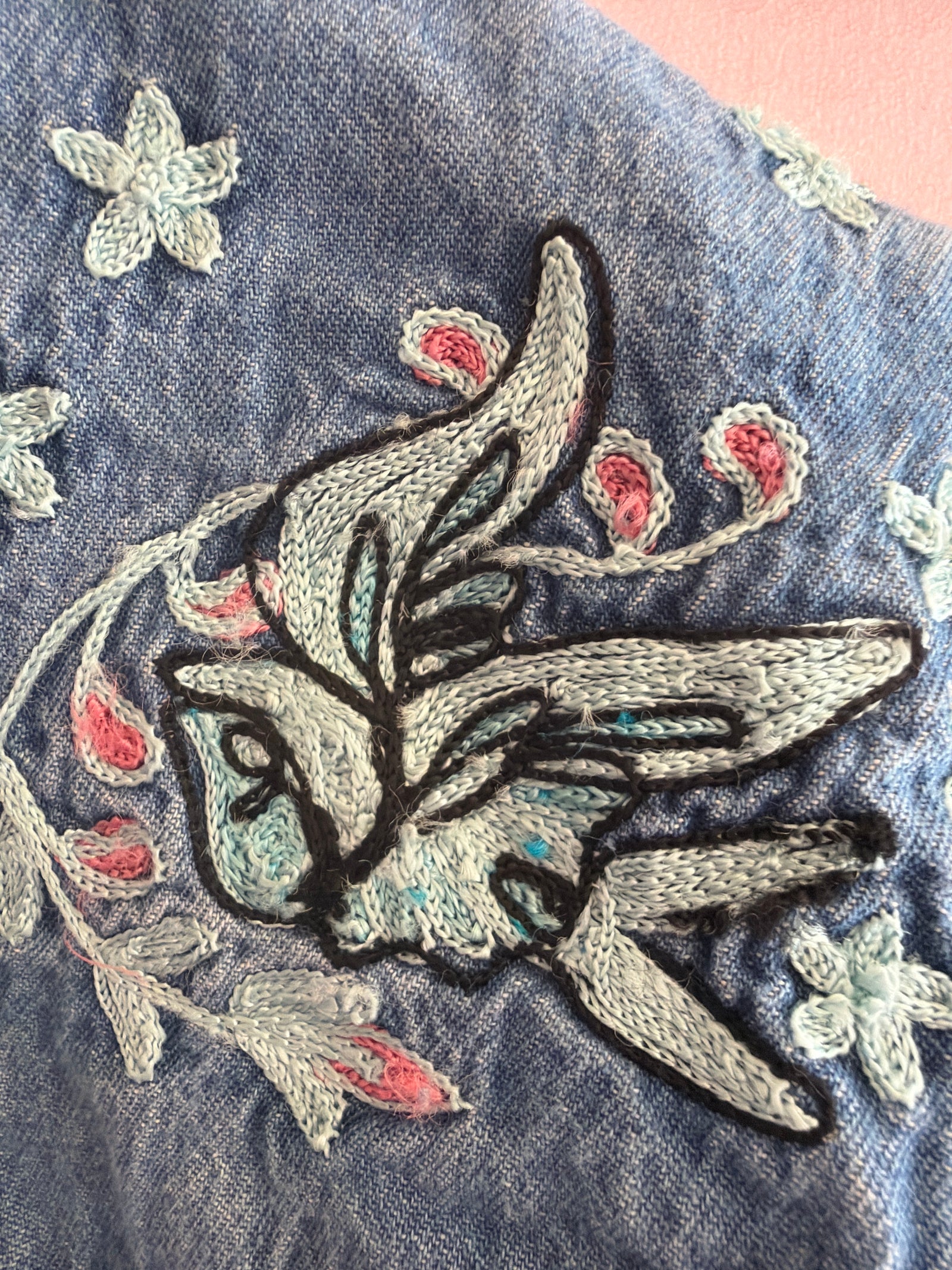 Tru-West by Rockmount Ranch Wear Chain Stitch Embroidered Western Snap Shirt