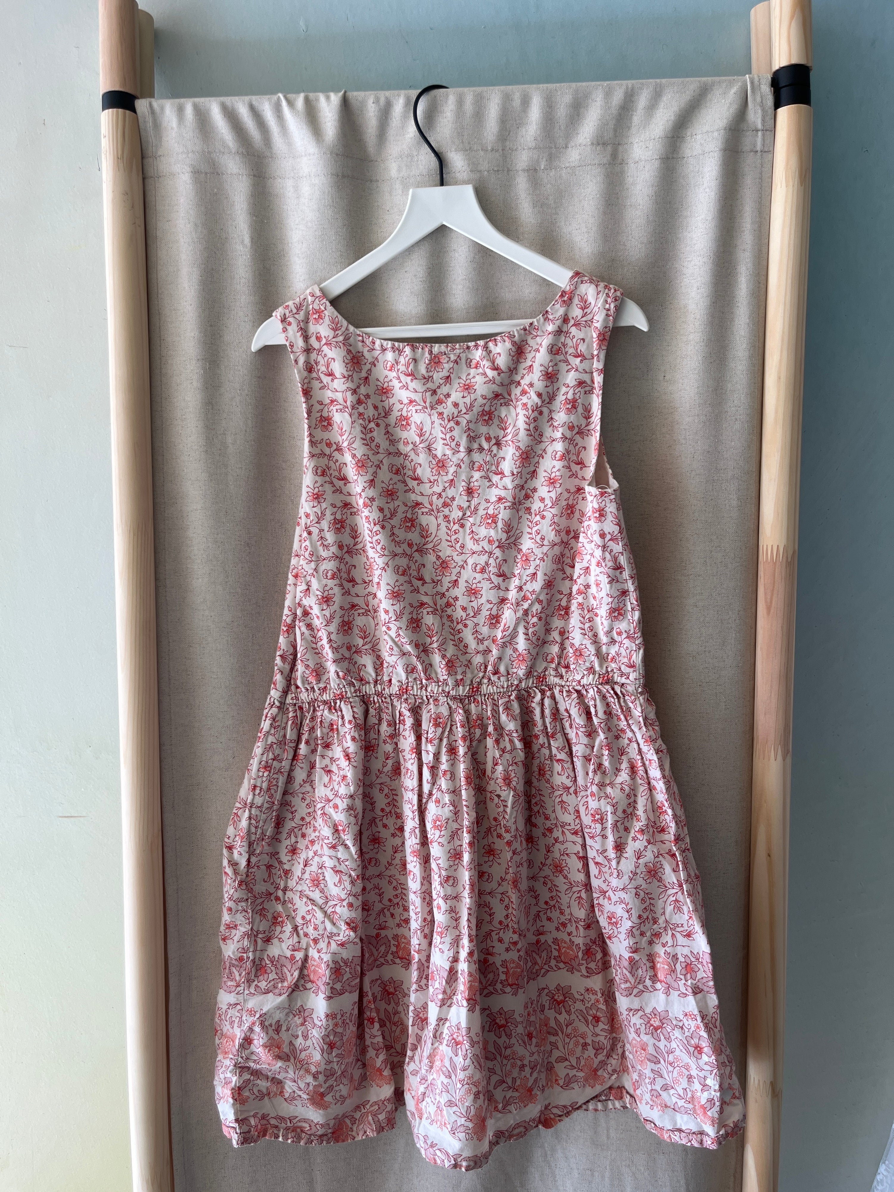Gap Pink Orange Paisley Floral Dress / 8