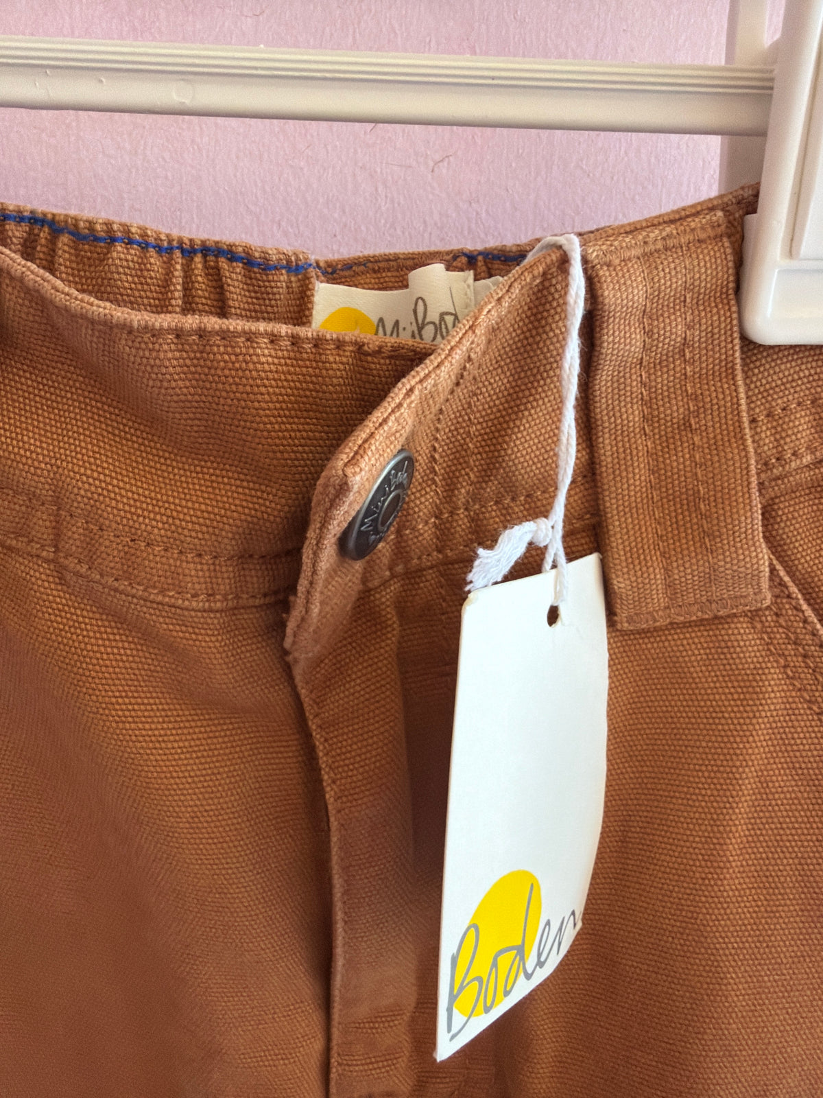 NWTs Mini Boden Tan Carpenter Workwear Pants / 7