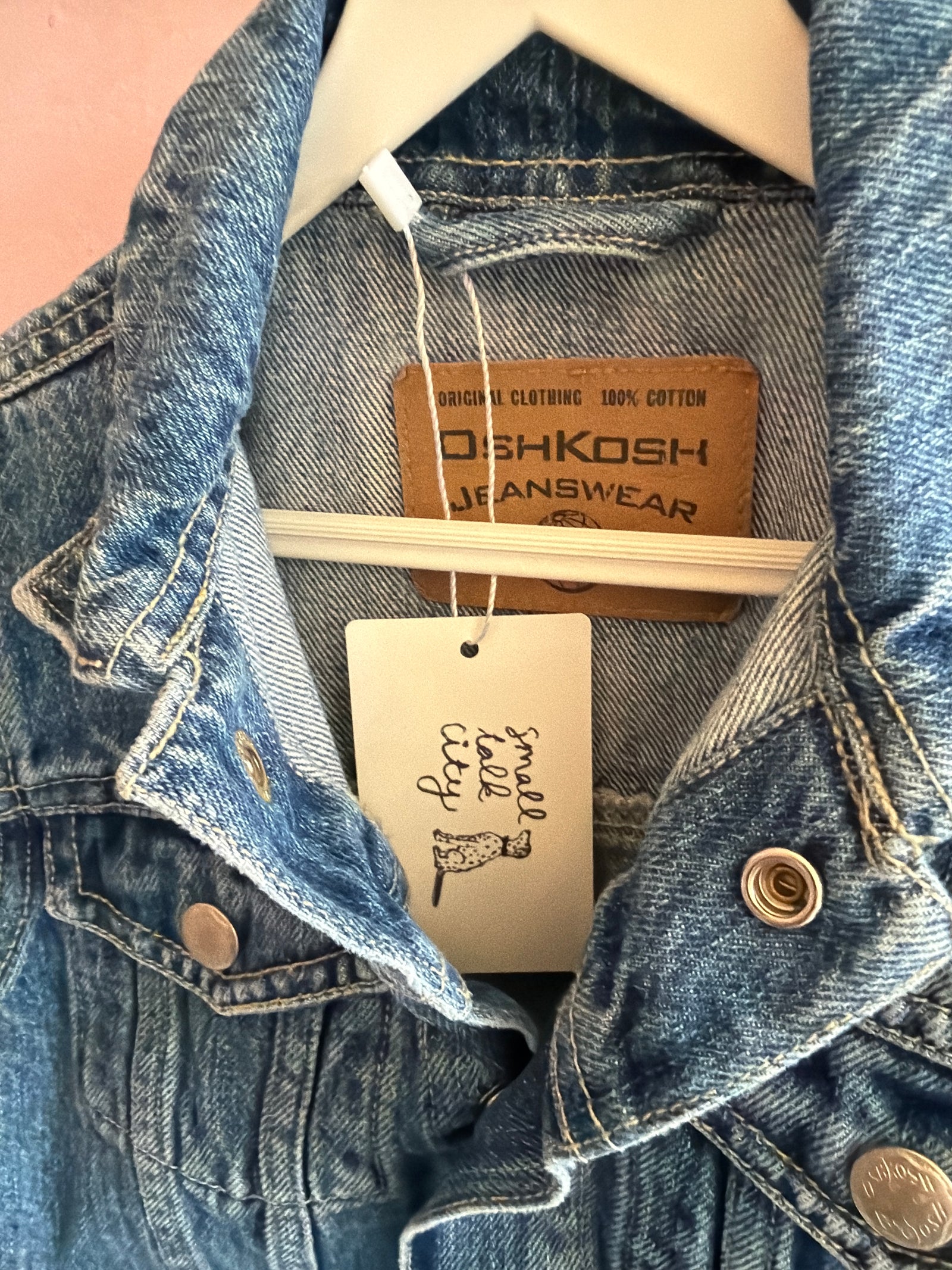 vintage July 1996 Oshkosh Denim Denim Jacket / 12 months