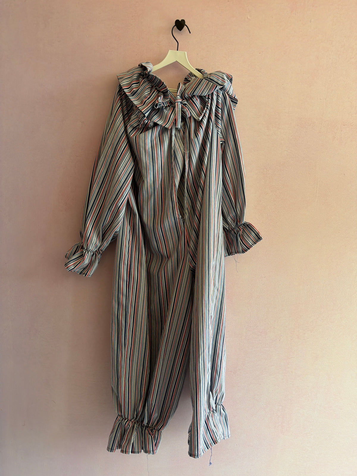 Kids Handmade Vintage Clown Costume / L