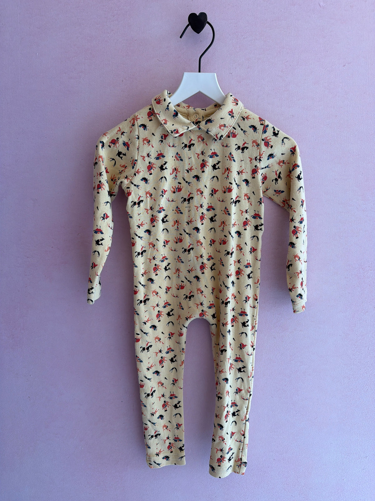 Misha + Puff Circus Print Romper / 0-6 months
