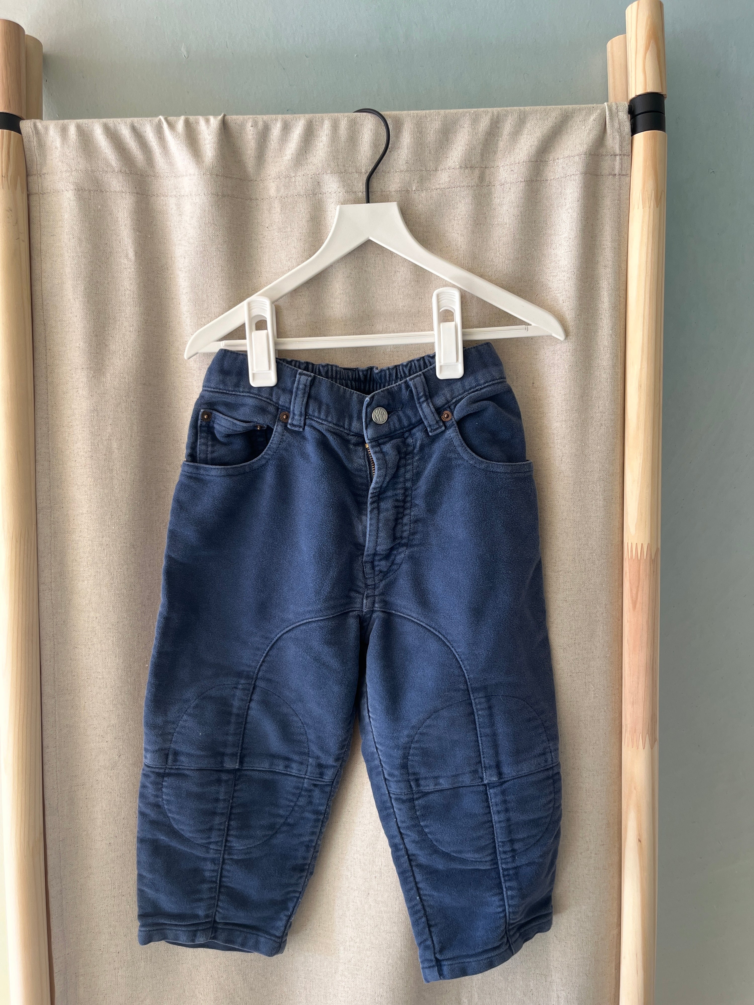 Japanese Blue Workwear Pants / 18-24 months