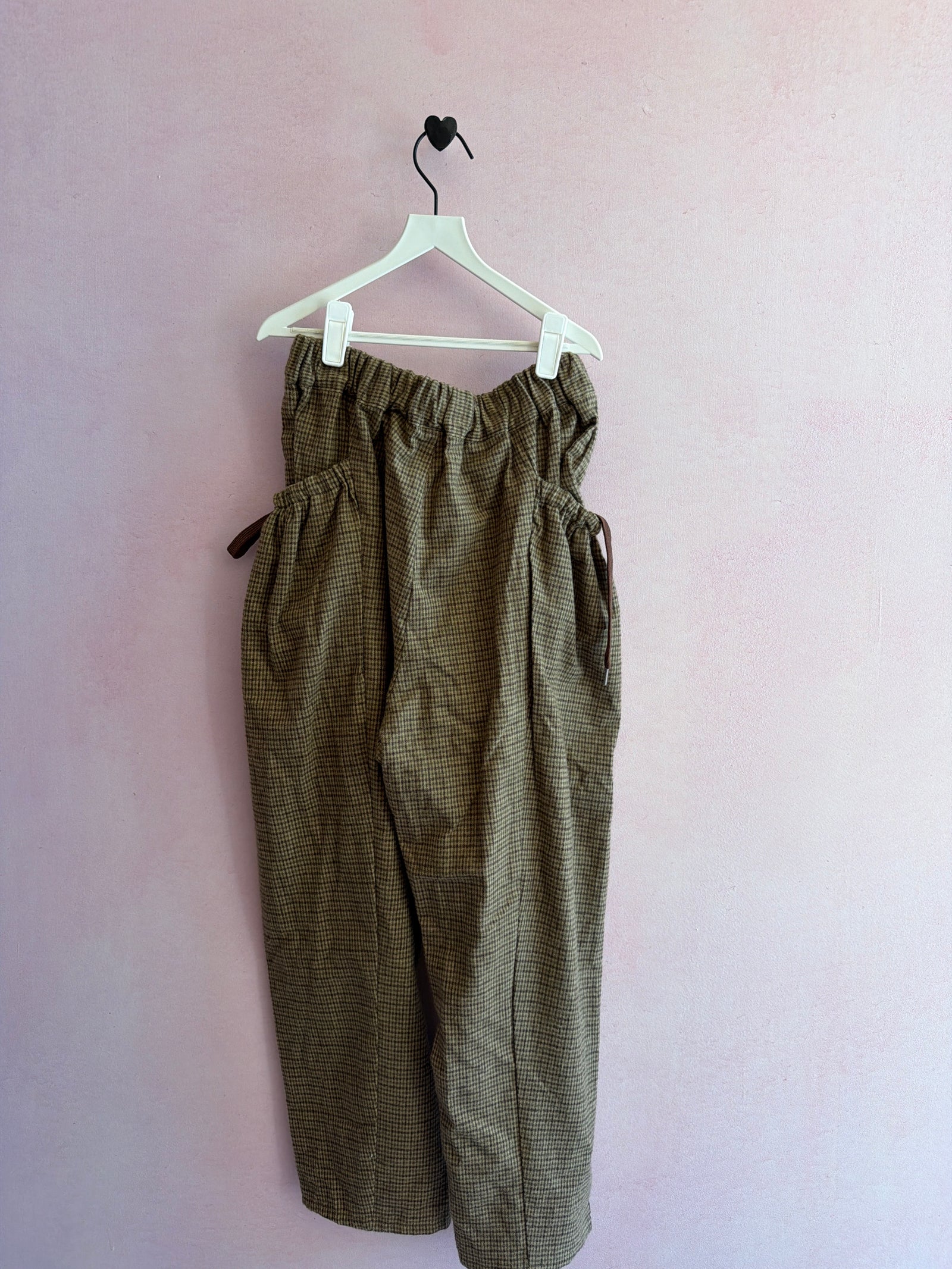 nunuforme Plaid Paper Bag Pants / 9-10