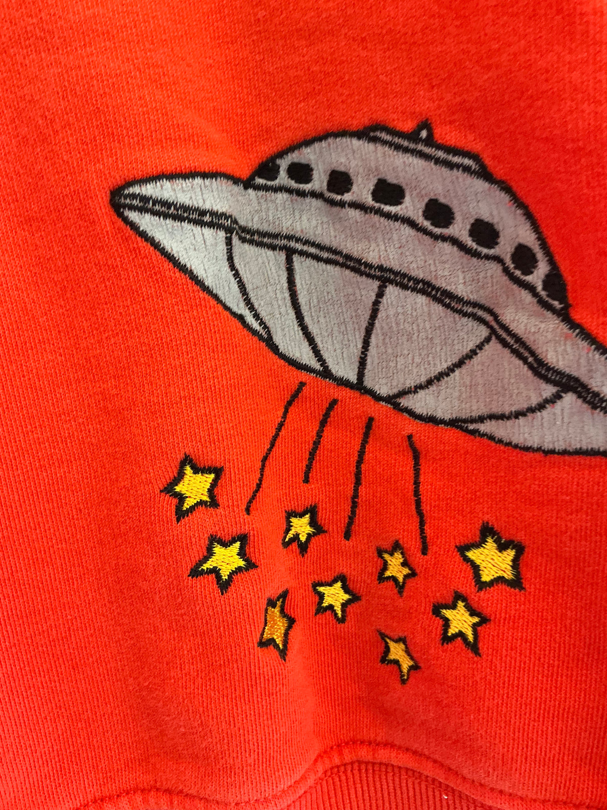 Mini Rodini Spaceship Embroidered Sweatshirt / 92 (2T)