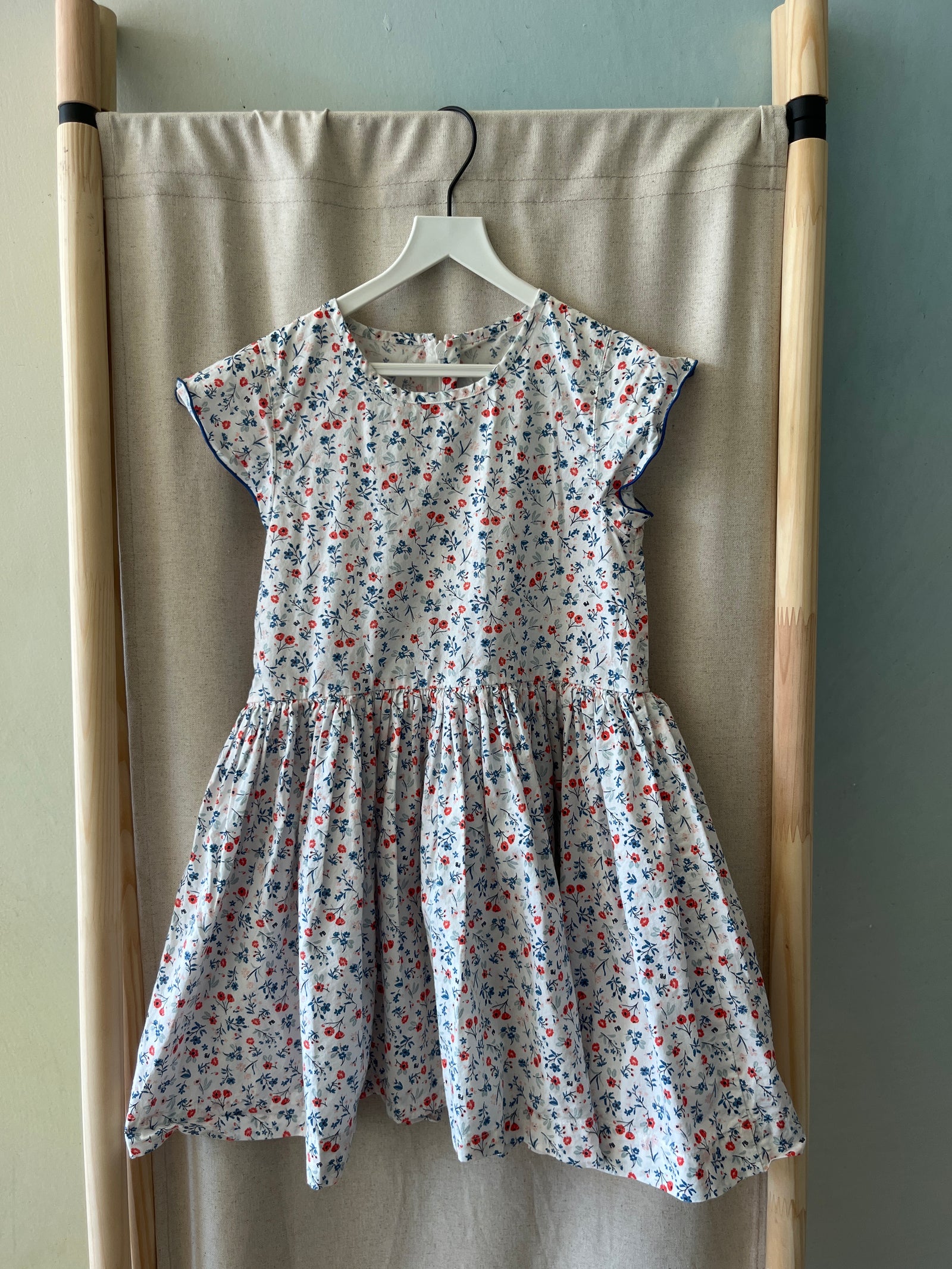 petit bateau Floral Empire Waist Dress / 6