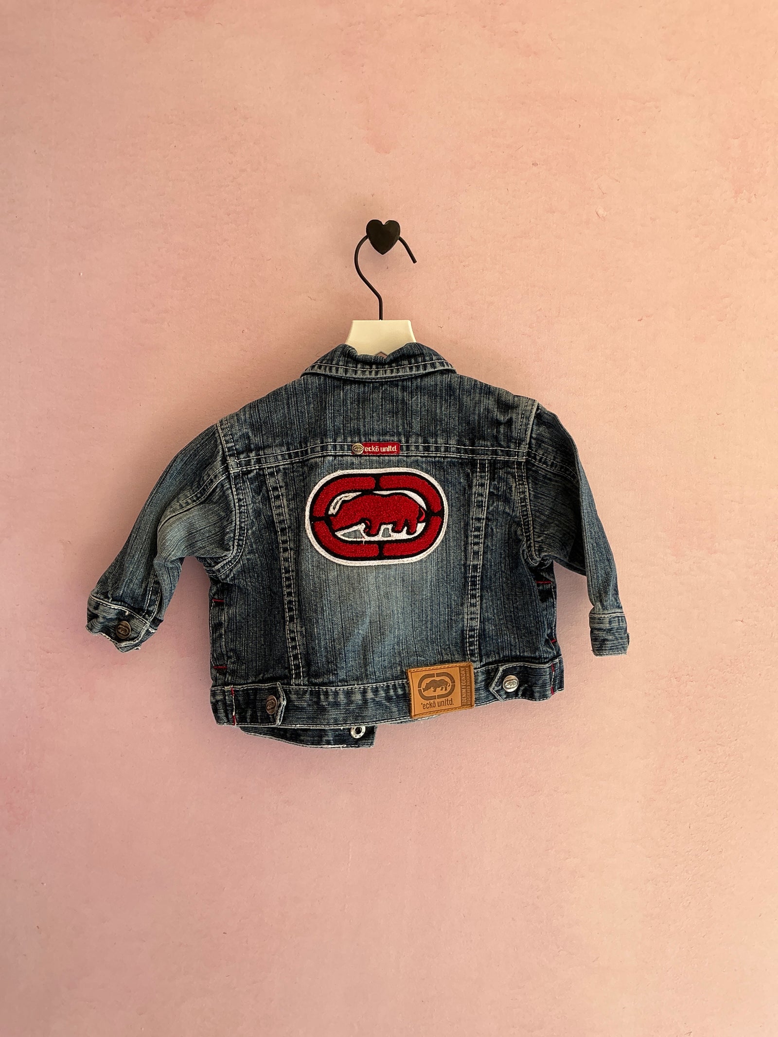 vintage Ecko Unltd Denim Blue Denim Jacket / 6 months