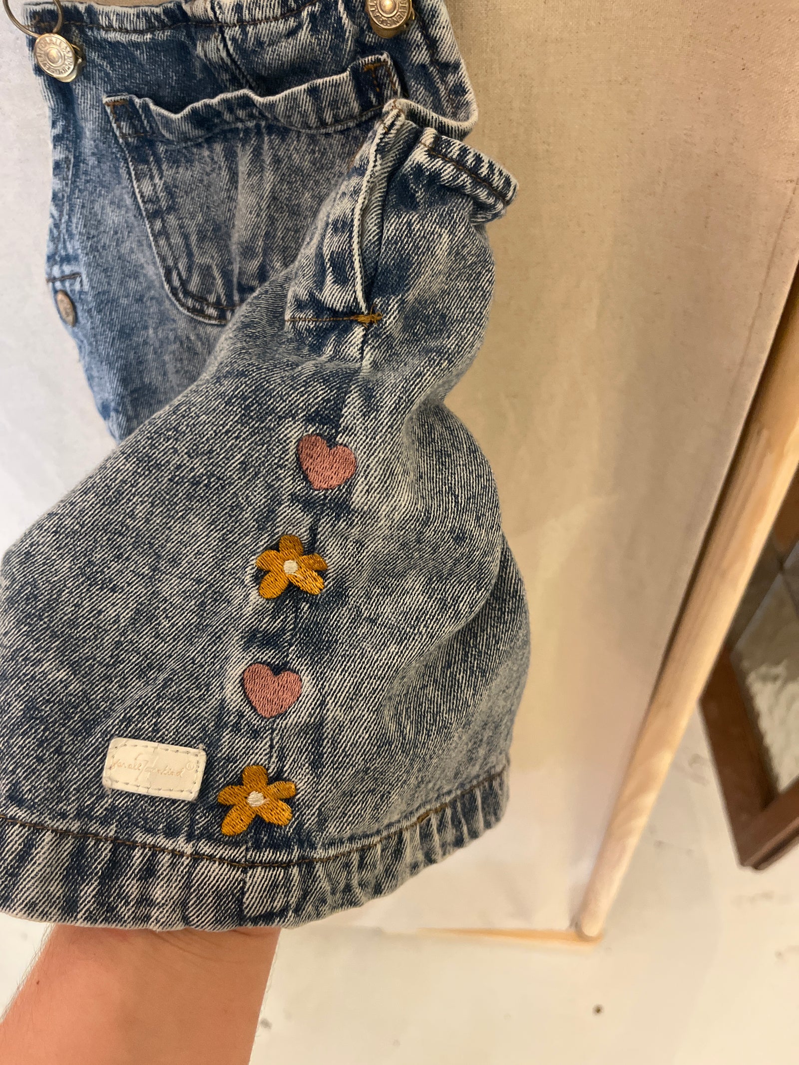7 for All Man Kind Denim Flower Dress / 24 months