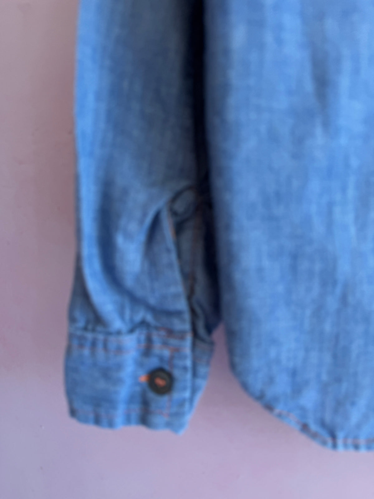 vintage Playtown Chambray with Red Bandana Shoulder Shirt / 2-3