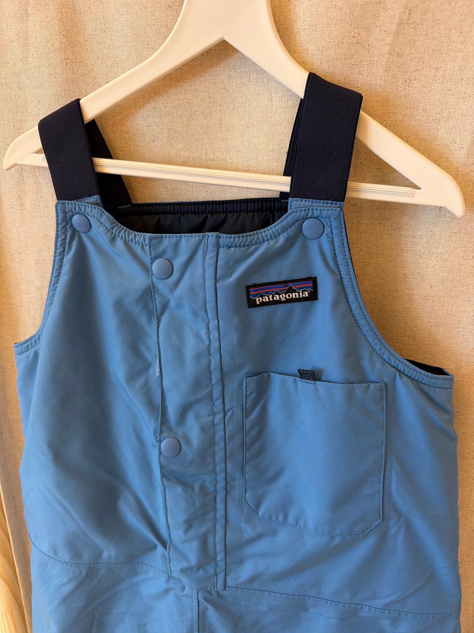 Patagonia Light Blue Bib / 4T