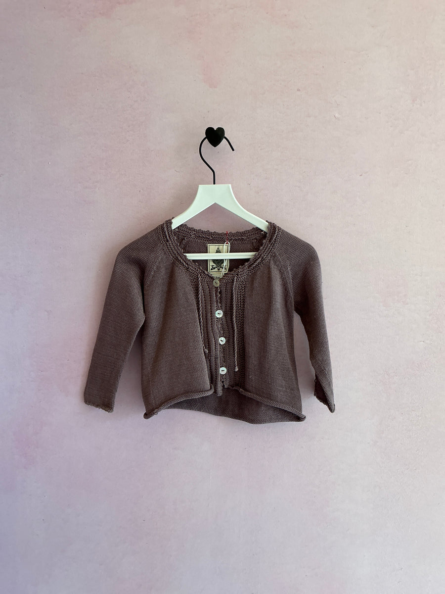 Dagmar Daley Plum Knit Sweater / 12 months